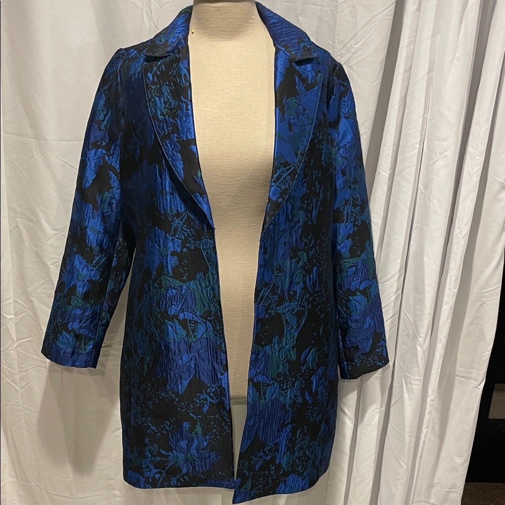 Chico's Vibrant Blue and Black Blazer